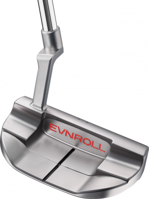 Evnroll Putter ER8v2 TourMallet Short Plumber Chrome Hger Vit TourTac i gruppen Golfklubbor / Putters / Putter Hger (Vanligast) hos Dimbo Golf AB (0272007-1101933r)