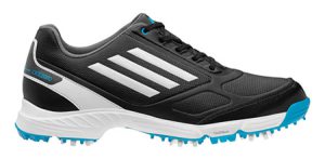 Adidas Golfsko Junior Adizero WP Q46989 Svart/Vit/Blå i gruppen Golfskor & Tillbehör / Golfskor Junior hos Dimbo Golf AB (1078010-9893300r)