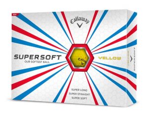 Callaway Golfbollar Supersoft Gul (1st duss) i gruppen Golfbollar hos Dimbo Golf AB (1415021-2)