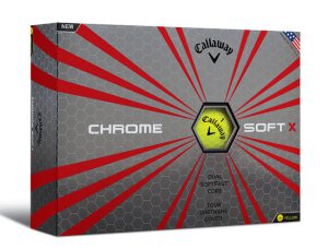 Callaway Golfbollar Chrome Soft X Gul (1st duss) i gruppen Golfbollar hos Dimbo Golf AB (1416015-3001)