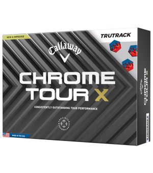 Callaway Golfbollar Chrome Tour X TruTrack Bl/Rd (1st duss) i gruppen Golfbollar hos Dimbo Golf AB (1416046-1010)