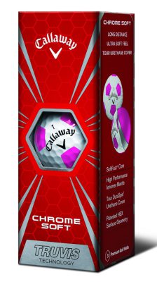 Callaway Golfbollar Chrome Soft Truvis Vit/Rosa (1st 3-pack) i gruppen Golfbollar hos Dimbo Golf AB (1418034-55)