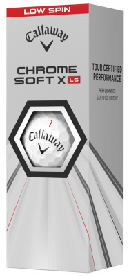 Callaway Golfbollar Chrome Soft 21 X LS Vit (1st 3-pack) i gruppen Golfbollar hos Dimbo Golf AB (1418055-1010)