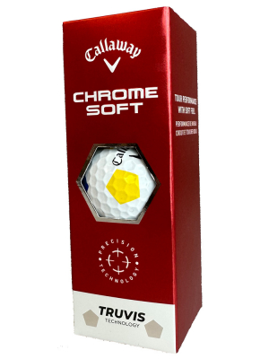 Callaway Golfbollar Chrome Soft 22 Truvis Gul/Bl (1st 3-pack) i gruppen Golfbollar hos Dimbo Golf AB (1418063-3080)