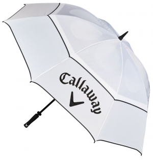 Callaway Paraply 64 DC Shield Vit/Svart i gruppen Golftillbehr / Golfparaplyer hos Dimbo Golf AB (1475047-5921069)