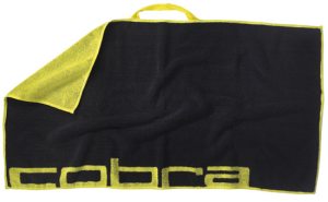 Cobra Handduk Med Players Svart/Gul i gruppen Golftillbehr / Golfhanddukar hos Dimbo Golf AB (1543006-9930)