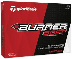 TaylorMade Golfboll Burner Soft Vit 1st dussin i gruppen Golfbollar hos Dimbo Golf AB (1615019-10)