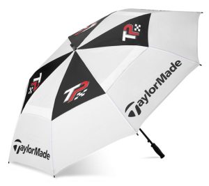 TaylorMade Paraply 68 Dubbelduk TP Vit/Svart i gruppen Golftillbehr / Golfparaplyer hos Dimbo Golf AB (1675012)