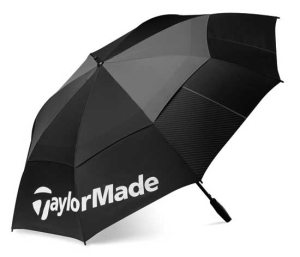 TaylorMade Paraply Tour 64 Dubbelduk Svart/Gr/Vit i gruppen Golftillbehr / Golfparaplyer hos Dimbo Golf AB (1675016-909110)
