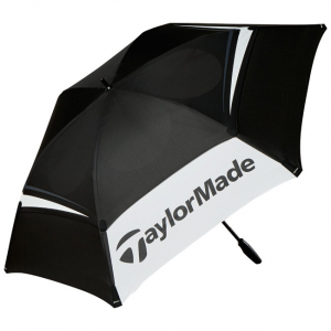 TaylorMade Paraply 68 Dubbelduk Svart/Vit i gruppen Golftillbehr / Golfparaplyer hos Dimbo Golf AB (1675023-9910)