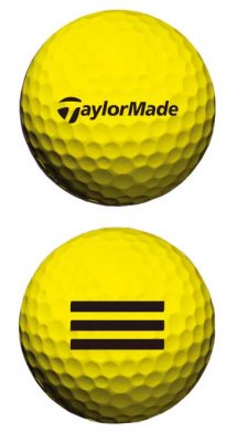 TaylorMade Rangebollar Gul 25st dussin i gruppen Golfbollar hos Dimbo Golf AB (1687001-3525)