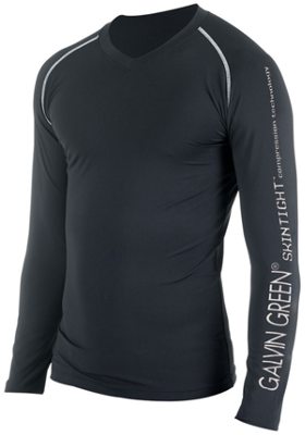 Galvin Green Skintight Herr C20 L�ng�rm Enzo Svart/Aluminium i gruppen Kl�der / Herr / Underkl�der hos Dimbo Golf AB (2160002-77B3r)