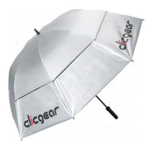 Clicgear Paraply Silver i gruppen Golftillbehr / Golfparaplyer hos Dimbo Golf AB (2475001-9191)