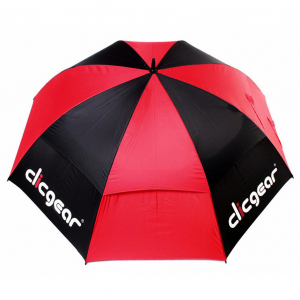 Clicgear Paraply Svart/Rd i gruppen Golftillbehr / Golfparaplyer hos Dimbo Golf AB (2475001-9955)