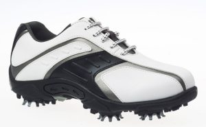 FootJoy Golfsko Junior 45017 Vit/Svart/Silver 34 i gruppen Rea & Begagnat / Rea Golfskor / Junior hos Dimbo Golf AB (2578002-340)