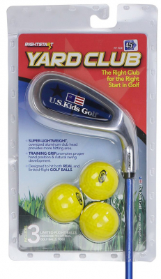 U.S.Kids Jrnklubba Hger Yard Club med 3 bollar i gruppen Golfklubbor / Golfklubbor Barn / Golfklubba Barn hos Dimbo Golf AB (2873028-1113100r)