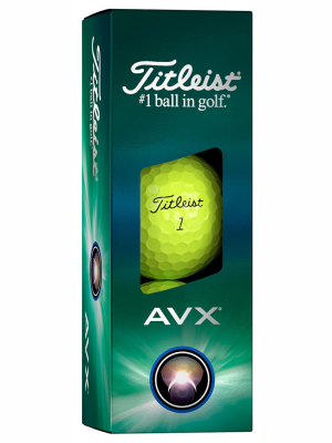 Titleist Golfboll AVX 2024 Gul (1st 3-pack) i gruppen Golfbollar hos Dimbo Golf AB (3218043-30)