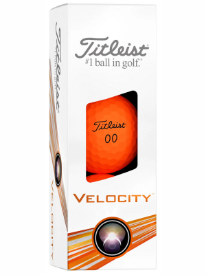 Titleist Golfboll Velocity 2024 Orange (1st 3-pack) i gruppen Golfbollar hos Dimbo Golf AB (3218045-60)