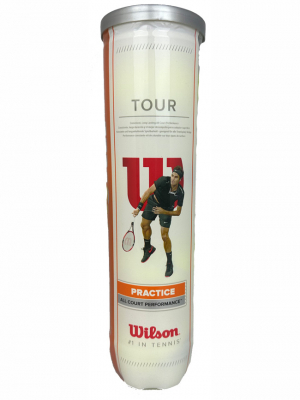 Wilson Tennisboll Tour Practice 4-pack i gruppen Golfbollar hos Dimbo Golf AB (3493010)