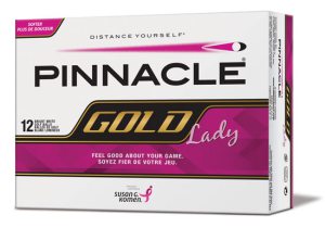 Pinnacle Golfboll Gold Lady Vit 1 dussin i gruppen Golfbollar / Dambollar hos Dimbo Golf AB (3615005-21001)