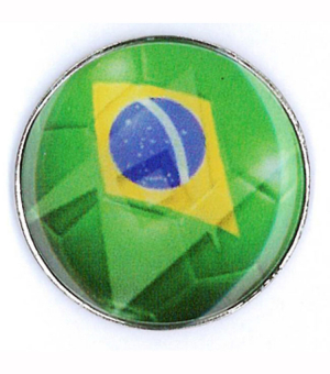 Golfgear Markr med clip Brasilien Flagga i gruppen Golftillbehr / Markrer hos Dimbo Golf AB (4181010-265)
