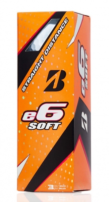 Bridgestone Golfboll e6 Soft Vit (1st 3-pack) i gruppen Golfbollar hos Dimbo Golf AB (4918015-10)