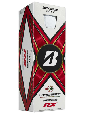 Bridgestone Golfboll 2024 Tour B RX Vit (1st 3-pack) i gruppen Golfbollar / Bridgestone Golfbollar hos Dimbo Golf AB (4918030-24BRX)