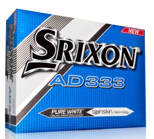 Srixon Golfboll AD333 Pure White (1st dussin) i gruppen Golfbollar hos Dimbo Golf AB (6815013-10)