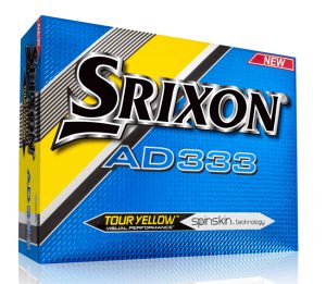 Srixon Golfboll AD333 Gul (1st dussin) i gruppen Golfbollar hos Dimbo Golf AB (6815013-30)
