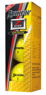 Srixon Golfboll Z-Star Tour Gul (3-pack) i gruppen Arkiv Utgngna Produkter hos Dimbo Golf AB (6818003-30)