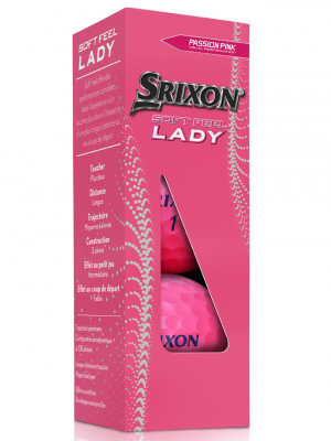 Srixon Golfboll Softfeel 2023 Rosa Dam (3-pack) i gruppen Golfbollar hos Dimbo Golf AB (6818033-50)