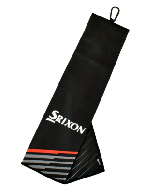 Srixon Handduk Trifold Microfiber Svart i gruppen Golftillbehr / Golfhanddukar hos Dimbo Golf AB (6843011-124127)
