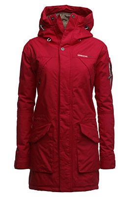 Didriksons Vinterjacka Dam Isabelle R�d i gruppen Kl�der / Dam / Vinterjacka hos Dimbo Golf AB (7940001-04036r)
