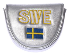 Sverige Headcover Putter Mallet Silver i gruppen Golftillbehr / Headcover Putter / PRG Headcover hos Dimbo Golf AB (9981192-185)