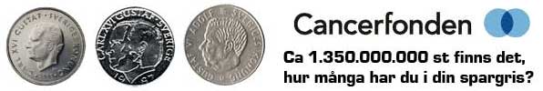 1-kronor till Cancerfonden