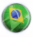 Golfgear Markr med clip Brasilien Flagga