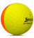 Srixon Q-Star Tour Divide Golfboll 2024 Gul/Orange (1st dussin)