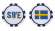Sverige Markr Pokerchip Sverige