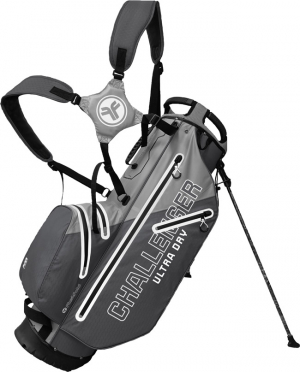 Fastfold Bärbag Vattentät Challanger Grafit/Vit i gruppen Golfbagar / Bärbagar Vattentäta hos Dimbo Golf AB (0111002-3100780)