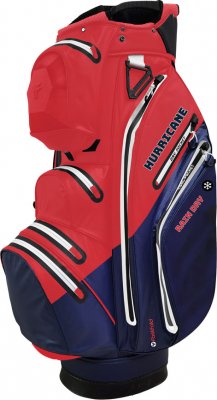 Fastfold Vagnbag Regntt Hurricane Marinbl/Vit/Rd i gruppen Golfbagar / Vagnbagar Vattentta hos Dimbo Golf AB (0112004-3100530)