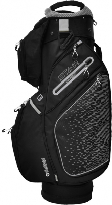 Fastfold Vagnbag Star Svart/Grå i gruppen Golfbagar / Vagnbagar hos Dimbo Golf AB (0112005-3100470)