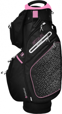 Fastfold Vagnbag Star Svart/Rosa i gruppen Golfbagar / Vagnbagar hos Dimbo Golf AB (0112005-3100490)