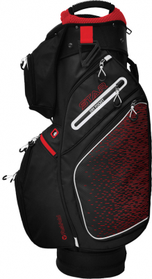 Fastfold Vagnbag Star Svart/Rd i gruppen Golfbagar / Vagnbagar hos Dimbo Golf AB (0112005-3100500)