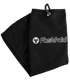 Fastfold Handduk Trifold Svart i gruppen Golftillbehr / Golfhanddukar hos Dimbo Golf AB (0143001-6400200)