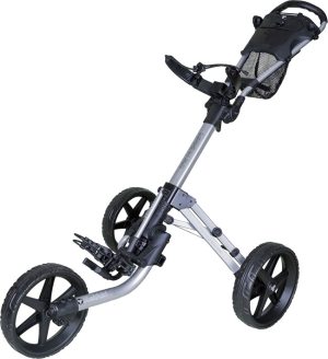 Fastfold Golfvagn Mission 5.0 Silver/Svart i gruppen Golfvagnar & Tillbehör / Trehjulingar hos Dimbo Golf AB (0183001-4800119)