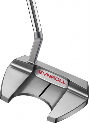Evnroll Putter ER5v Mallet Short Slant Hatchback Chrome Höger Vit TourTac i gruppen Golfklubbor / Putters / Putter Höger (Vanligast) hos Dimbo Golf AB (0272006-1101933r)