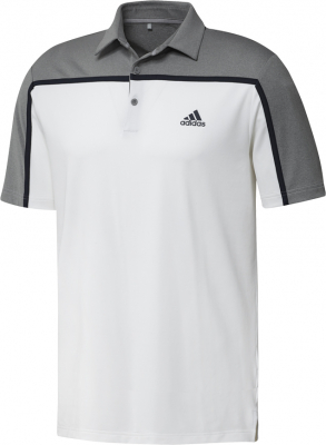 Adidas Pik Ultimate365 3-Stripe Herr Vit/Gr i gruppen Klder & Accessoarer / Herrklder / KORTRMAT hos Dimbo Golf AB (1050011-99482r)