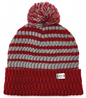 Callaway Mössa Pom Pom Beanie Cardinal/Grå i gruppen Kläder & Accessoarer / Accessoarer / MÖSSOR hos Dimbo Golf AB (1404018-5220115)