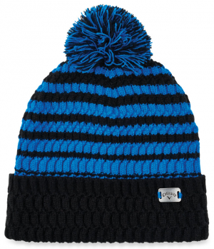 Callaway Mössa Pom Pom Beanie Svart/Royalblå i gruppen Kläder & Accessoarer / Accessoarer / MÖSSOR hos Dimbo Golf AB (1404018-5220116)