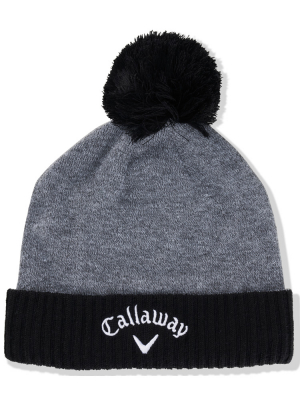Callaway Mössa Pom Beanie 23 Grå/Svart i gruppen Kläder & Accessoarer / Accessoarer / MÖSSOR hos Dimbo Golf AB (1404022-5223018)